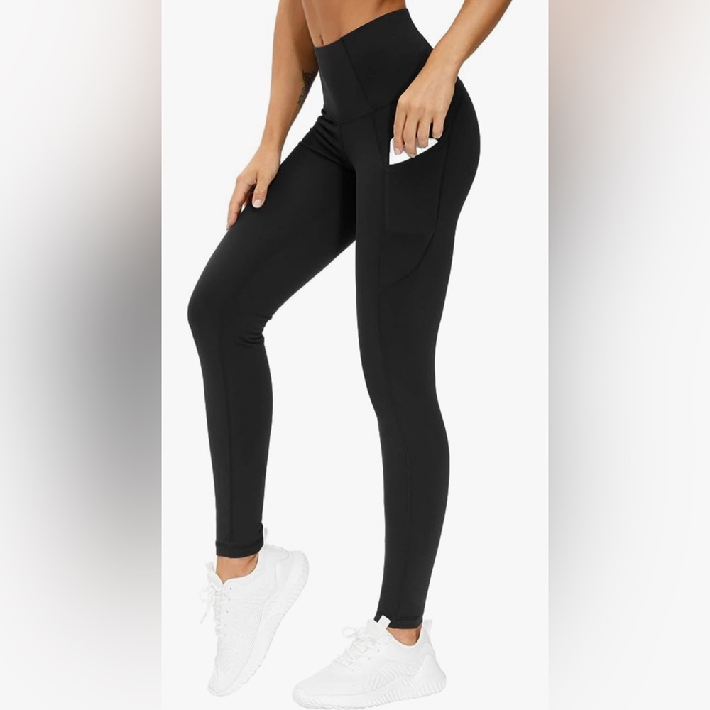 black brand new spandex leggings